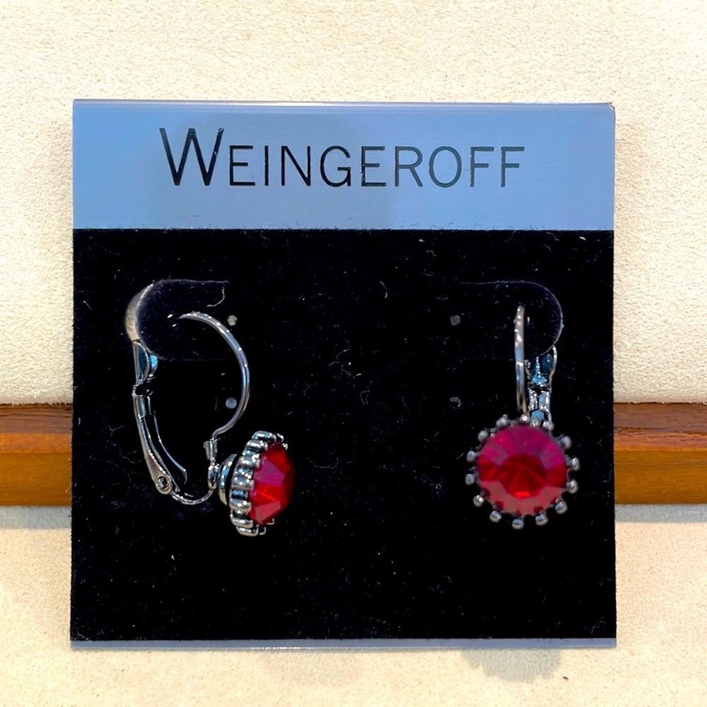 Dress Barn Gemstone Earrings BRAND NEW